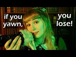 ASMR Don't Yawn or I Win!! Super Sleepy Triggers with Your Fave Binaural Mic