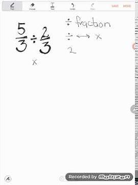 GED Math: Dividing Fractions Example Problem