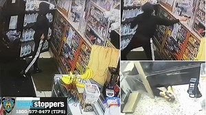 Terrifying moment caught on camera as shooter opens fire inside Bronx store