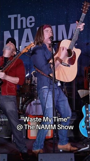 “Waste My Time” live at NAMM #rocknroll #garagerock #rockmusic #indierock