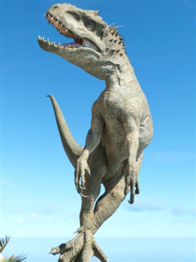 Indominus Rex Falls Off Cliff - Jurassic World Rebirth JWE3 Clip