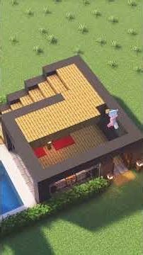 Minecraft Starter Modern House | Tutorial 🏠 91 #minecraft