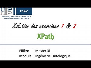Solutions to exercises 1 and 2 XPath