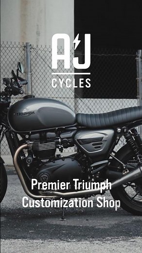 A&J Cycles Customization Shop. redefine your ride. Speed Twin 1200