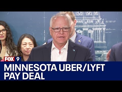 MN lawmakers, Gov. Walz strike deal on Uber/Lyft driver pay [RAW]