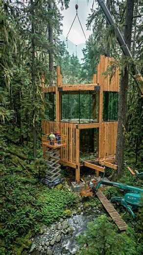 We Built a Glass Mansion Inside a 100-Year-Old Forest