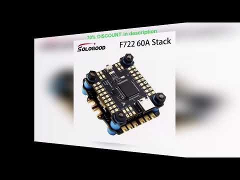 A must-have product! SoloGood F722 60A Stack ICM42688P F722 Flight Controller BLHELI_S 60A 4in1 ES