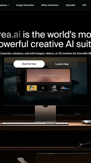 This AI Generates Images LIVE While You Draw - Krea AI #Shorts