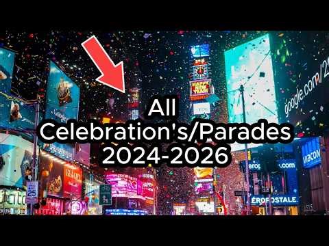 All NYC Celebration's/Parades 2024-2026 🎊