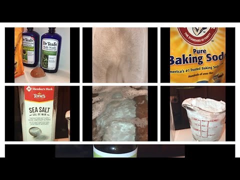 Detox Bath 🛁 That works: Baking Soda & Sea Salt with Epsom Salt and Essential Oils