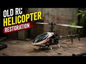Old Remote Helicopter Restoration – Full Rust to Shine Transformation