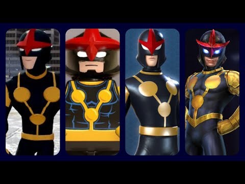 "Nova" (Samuel Alexander) evolution in Video Games (Marvel Comics)