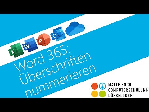 Word 365: Überschriften nummerieren
