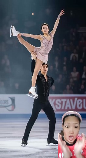 fabulous performance👏👏 #iceskating #dance #reactionvideo only🫰♥️ | Manang Biday