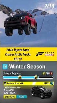 Forza Horizon 6 - Toyota Land Cruiser Arctic Trucks AT37 - Rating New Cars of Forza Horizon 6!! #fh6