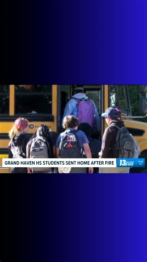 Fire at Grand Haven High School prompts evacuation