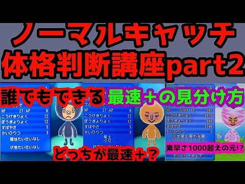 電波人間"ガチ勢"によるノーマルキャッチ体格判断講座(電波人間のRPG Free)