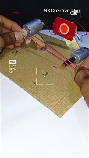 "Homemade DC Motor Idea 🔥 Science Experiment 2025" high speed DC motor school projec student
