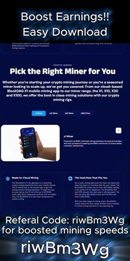 Free Mining!! || Mine Today for Free using BlockDag #crypto #cryptocurrency #cryptonews #bitcoin