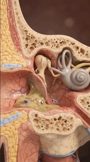 Otitis Media Explained in 3D | Middle Ear Infection | Medical Animation #foryou #viralvideo #shorts