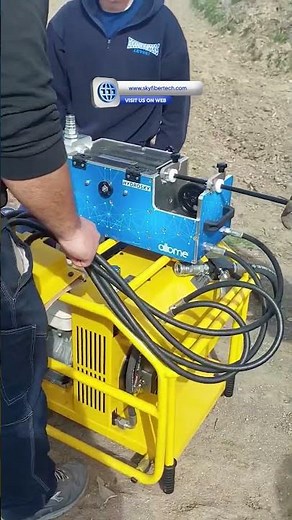 Fiber Blowing Machine HydroSKY on Duty in Bulgaria!