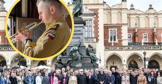 Historyczny moment w Krakowie. UJ uczcił święto wyjątkowym hejnałem