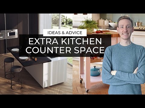 10+ Ways To Create Extra Counter Space In Your Kitchen
