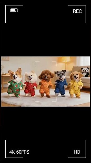 Puppy Dance Crew Assemble! Corgi, Pom, Poodle, Schnauzer & Golden