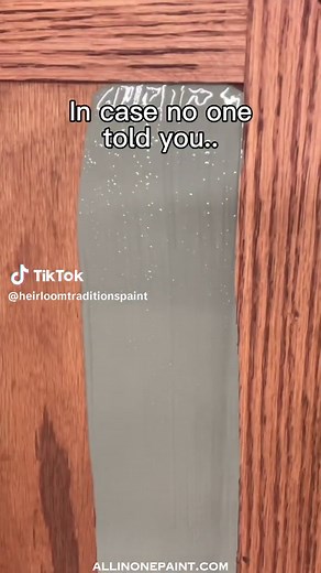 How do we get a sprayed on looking finish without a sprayer? By using #allinonepaint and this painting technique! Comment TUTORIAL to see more in depth tutorials on how to get a flawless paint finish without spraying. #heirloomtraditionspaint #cabinetpainting #paintingtips #paintingtechniques #paint #kitchenmakeover