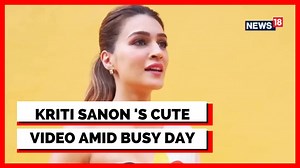 1.3K views | Kriti Sanon who is busy promoting her upcoming film 'Bhediya', was seen kickstarting her day with cool dance moves and enthusiasm. Draped in a colourful saree, Kriti was seen begging her team to switch on some songs on. Watch for 'a little Dopamine rush'! #KritiSanon #Bhediya #Bollywood #Saree #Dance #Fun #CuteVideo | News18 | Facebook