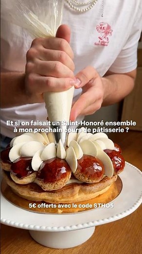 Apprends à faire un Saint-Honoré de folie | Cours de Pâtisserie Tous Niveaux à Paris