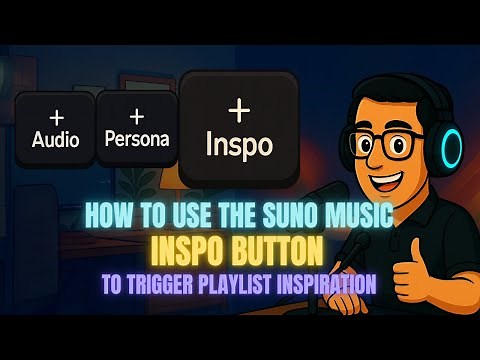 How to Use the Suno Music INSPO BUTTON to Trigger Playlist Inspiration Tutorial