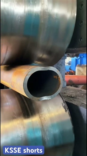 Steel Forming: Circular to Rectangular Transformation #SteelFabrication #Engineering #Manufacturing
