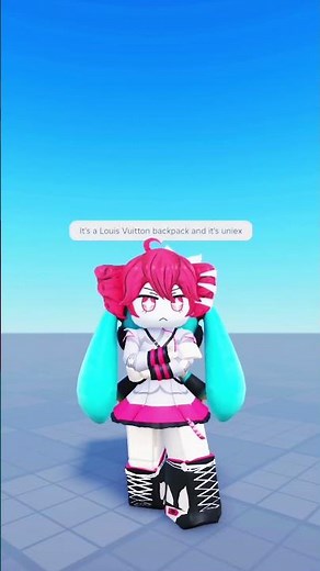 Louis Vuitton backpack!!! #dti #roblox #shorts #fyp #dresstoimpress