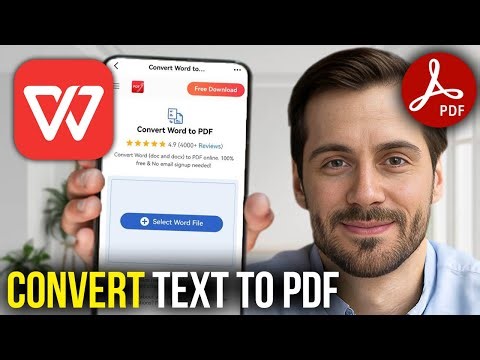 How To Convert Text To PDF in Mobile