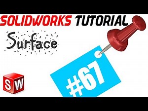 SolidWorks 2014 Surface Tutorial 67: Extruded Surface and drafting Video Lecture | SolidWorks: Essential Training (All Commands included) - IT and Software