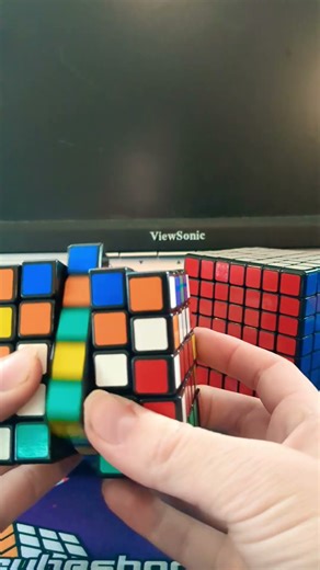 Reversing the 5x5 Superflip #cubing #rubikscube #pattern