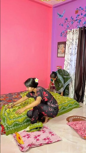 দিদার জন্য বেড কভার পাল্টাতে হলো আজ???🤭💚🥹