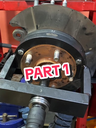 PART 1 Front wheel bearing replacement with Universal Hub Master Kit from United Tools #wheelbearing #hubmaster #hubgrappler #universalhubmasterkit #bearingtools