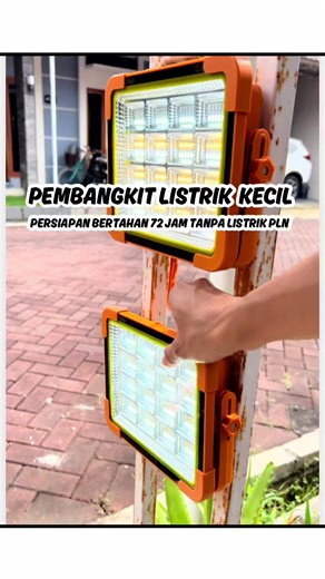 Lampu powerbank solar panel, persiapan mati listrik 72 jam #72jambertahan #ww3 #lampuemergencysolarpanel #solarpanel #powerbanksolarpanel