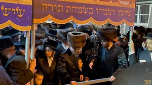 VIDEOS: Sadigurer Rebbe attends Hachnosas Sefer Torah and Chanukah Habayis for New Shul in Lakewood