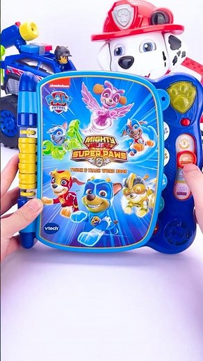 Satisfying & Unboxing Review PAW Patrol Mighty Pups Touch & Teach Word Book #pawpatrol #usa