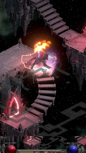 HC Warlock vs. Herald of Terror: Arcane Sanctuary Close Call! 🔥