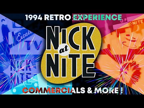 NICK AT NITE RETRO BLOCK - 1994 Vintage Network Promos, Commercials & More!