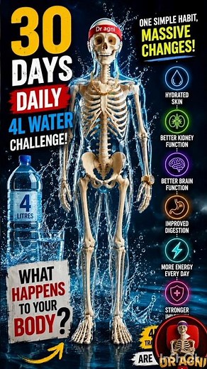 What Happens If You Drink 4 Liters of Water Every Day for 30 Days? 🤯