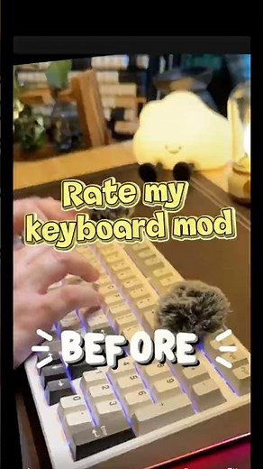 RATE my keyboard: Stock vs. Modded (How’d I Do?) #customkeyboard
