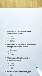 Can You Ace This Anatomy Quiz?