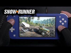 Snow Runner Nintendo Switch lite blue gameplay