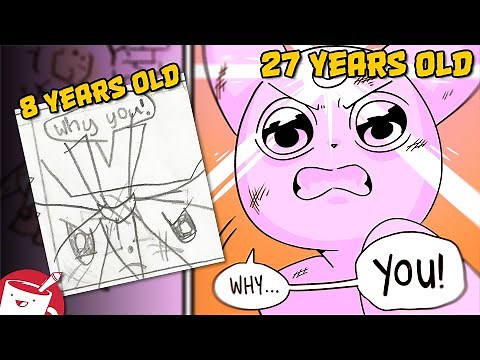 Professional Artists Redraw Their Childhood Art