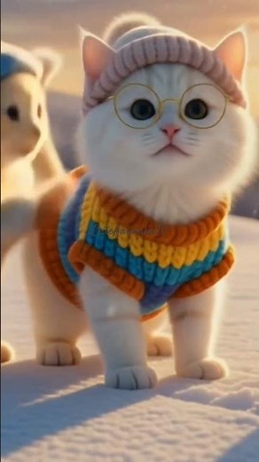 The Cutest Snow Cat Adventure ❄️💙 Winter Wonderland | Cute Kitten Funny Snow Moments | CATV